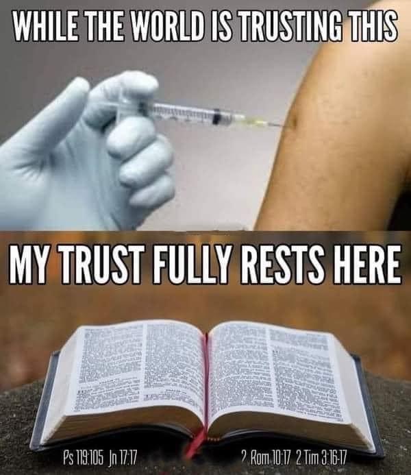 High Quality Antivax Christian Blank Meme Template