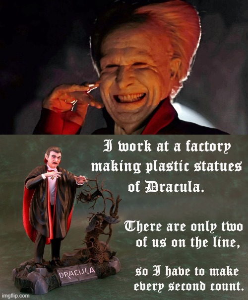 dracula statue | image tagged in garyoldman | made w/ Imgflip meme maker