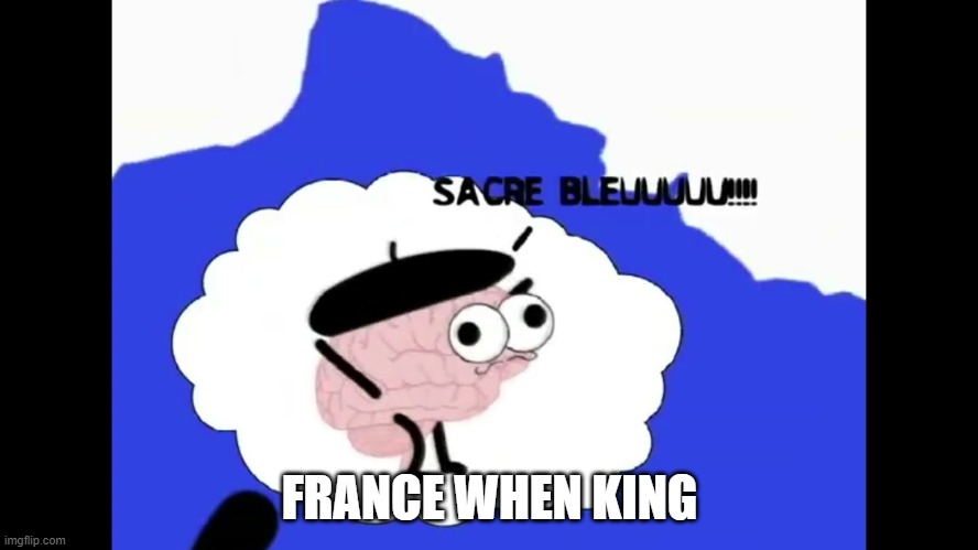 V I V A  L A  R E V O L U T I O N | FRANCE WHEN KING | image tagged in sacre bleuuuuuuuu | made w/ Imgflip meme maker