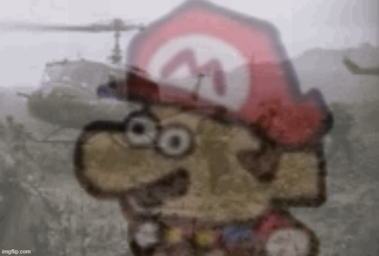High Quality Mario PTSD Blank Meme Template