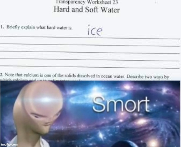 ice | image tagged in meme man smort,memes,funny,stop reading the tags | made w/ Imgflip meme maker