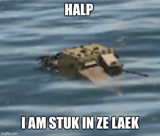 Baguette of the lake | HALP; I AM STUK IN ZE LAEK | image tagged in baguette of the lake | made w/ Imgflip meme maker