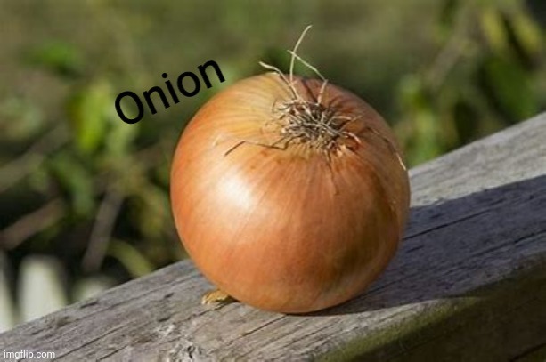 Onion gonna make you cry? | image tagged in onion | made w/ Imgflip meme maker