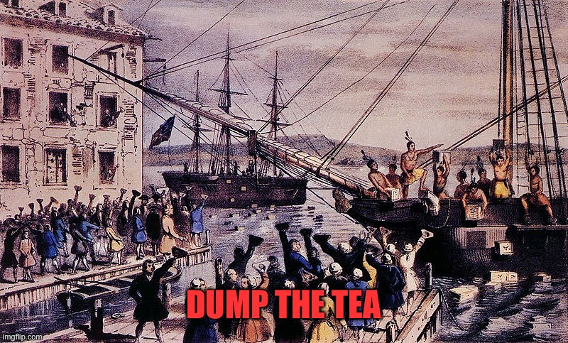 DUMP THE TEA | made w/ Imgflip meme maker