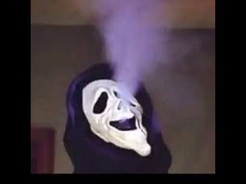 Smoking Ghostface Blank Meme Template