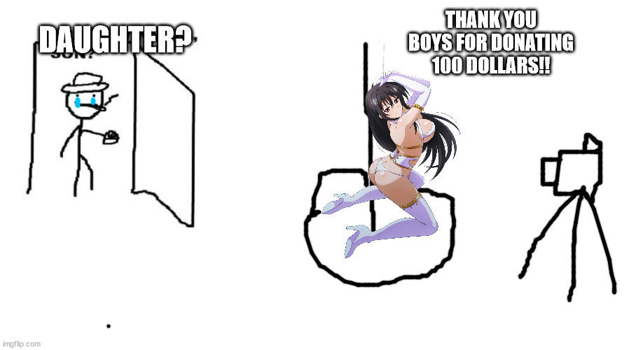 Are ya winning daughter | THANK YOU BOYS FOR DONATING 100 DOLLARS!! DAUGHTER? | image tagged in are ya winning son | made w/ Imgflip meme maker