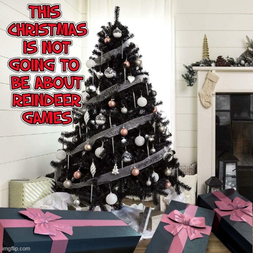 image tagged in christmas,pagan holidays,netflix,squid game,christmas presents,christmas tree | made w/ Imgflip meme maker