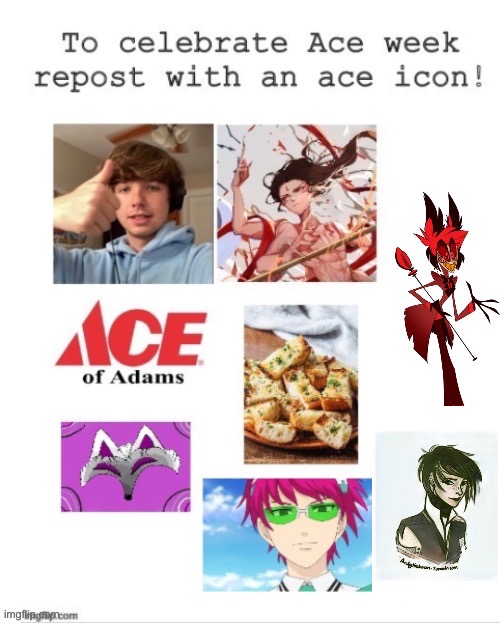 Pretty sure Thalia’s ace ( from Percy Jackson) | image tagged in ace week | made w/ Imgflip meme maker