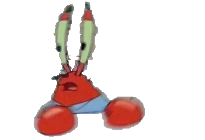 High Quality Confused mr. krabs Blank Meme Template