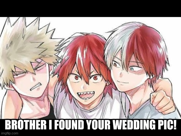 BROTHER I FOUND YOUR WEDDING PIC! | made w/ Imgflip meme maker