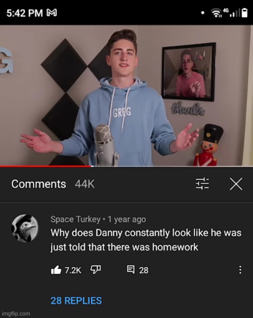 Funny Roast I found on a Danny Gonzalez video | image tagged in roast,meme | made w/ Imgflip meme maker