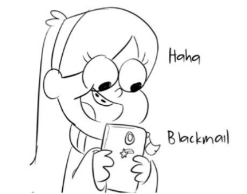 Mabel blackmail Blank Meme Template