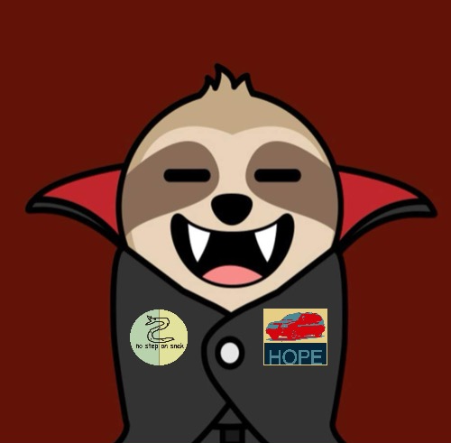 High Quality Vampirical sloth libertarian alliance Blank Meme Template