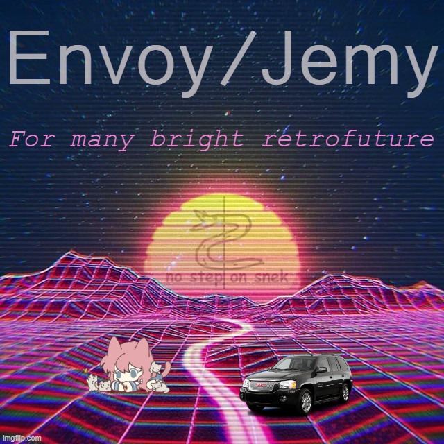 - ah yes, r e t r o f u t u r e - | Envoy/Jemy; For many bright retrofuture | image tagged in libertarian alliance retrofuture | made w/ Imgflip meme maker