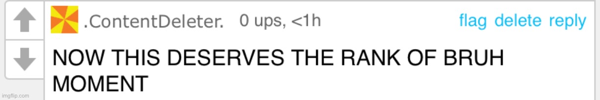 You have been granted the rank of bruh moment | made w/ Imgflip meme maker