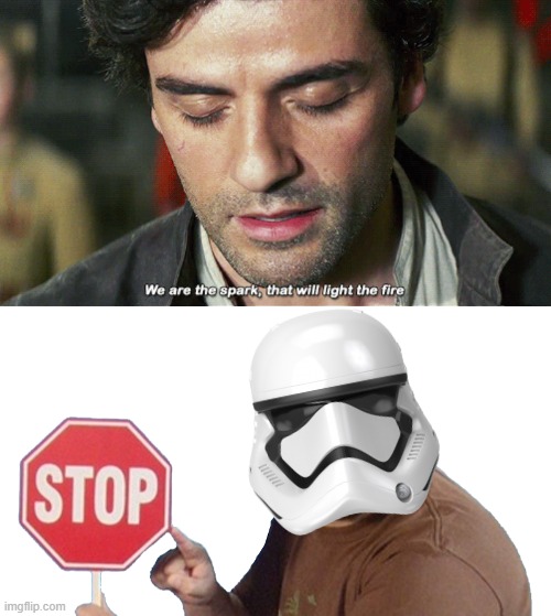 image tagged in jack black stop sign,star wars,first order | made w/ Imgflip meme maker