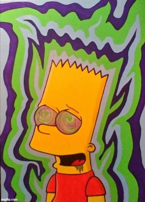 BART SIMPSON DROOL RED EYES | image tagged in bart simpson drool red eyes | made w/ Imgflip meme maker