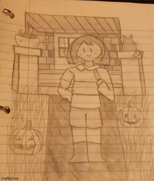 Chara for spooky month | made w/ Imgflip meme maker
