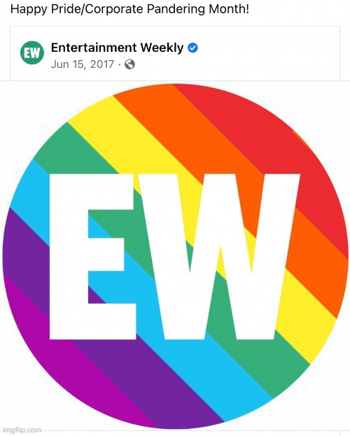 Pride month corporate pandering | image tagged in pride month corporate pandering | made w/ Imgflip meme maker