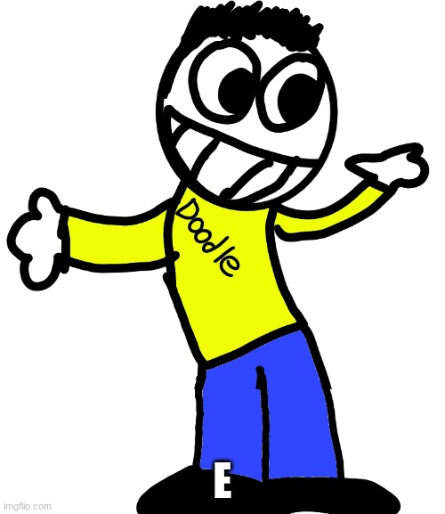 Doodle Shrug | E | image tagged in doodle shrug | made w/ Imgflip meme maker