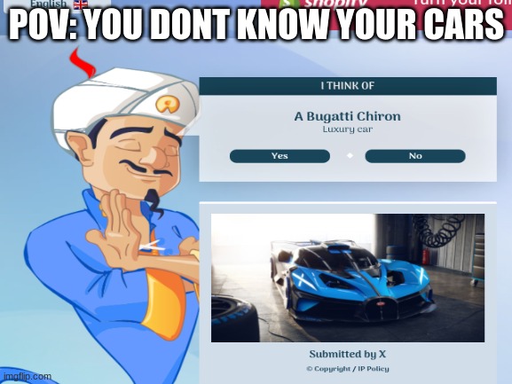 WOW | POV: YOU DONT KNOW YOUR CARS | image tagged in cars | made w/ Imgflip meme maker
