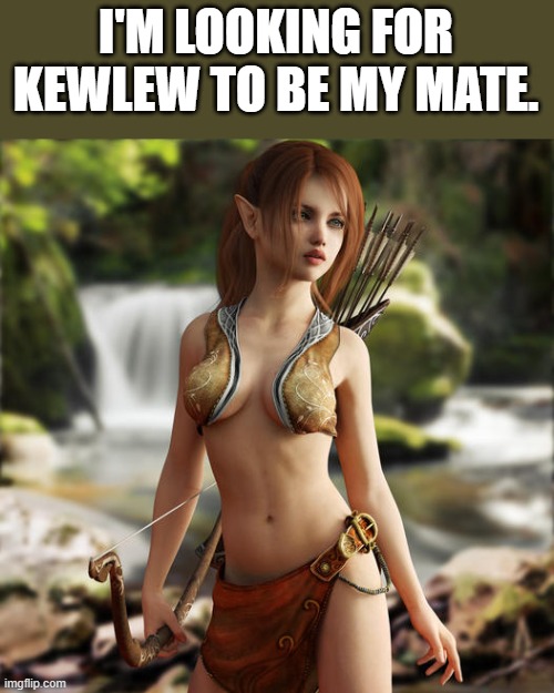 I'M LOOKING FOR KEWLEW TO BE MY MATE. | made w/ Imgflip meme maker