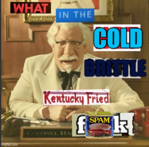 what in the cold, brittle, kentucky fried duck | image tagged in what in the cold brittle kentucky fried duck | made w/ Imgflip meme maker