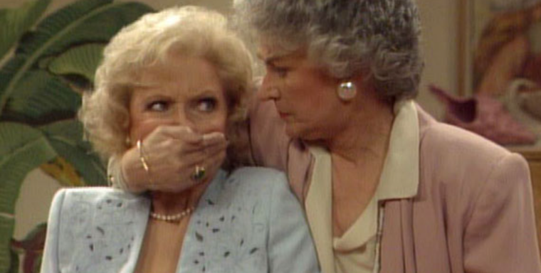 High Quality Dorothy and Rose Golden Girls Blank Meme Template