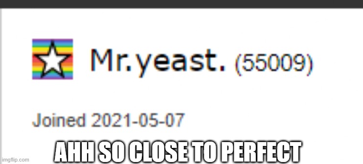 so close aah | AHH SO CLOSE TO PERFECT | image tagged in so close,perfect,points | made w/ Imgflip meme maker