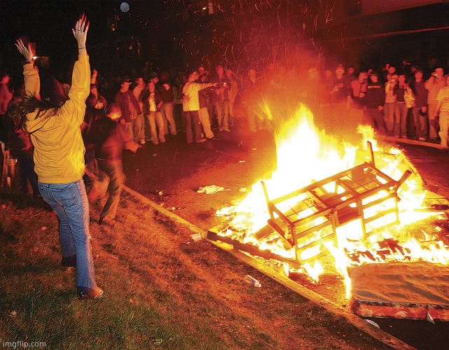Couch fire | image tagged in couch fire | made w/ Imgflip meme maker