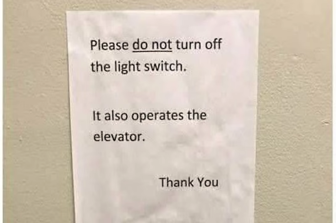 It operates the elevator Blank Meme Template