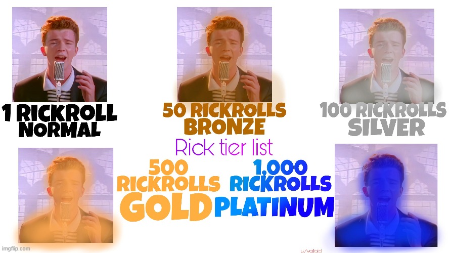 Rickroll-stream rick roll Memes & GIFs - Imgflip