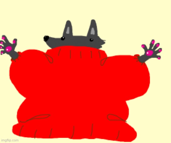 Not my best art but so cute | image tagged in furry | made w/ Imgflip meme maker