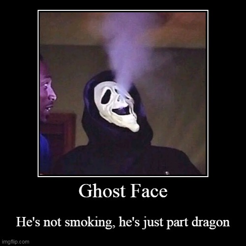 scary ghost face meme