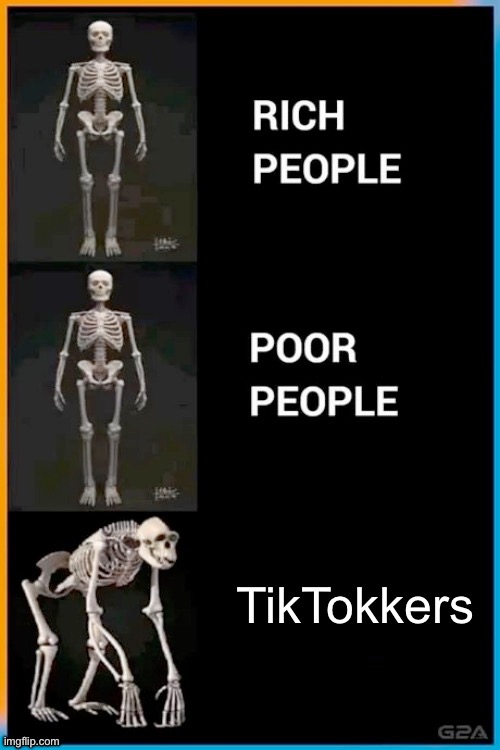 Am I Right? | TikTokkers | image tagged in abnormal human skeleton,tik tok sucks,oh wow are you actually reading these tags,memes,funny | made w/ Imgflip meme maker