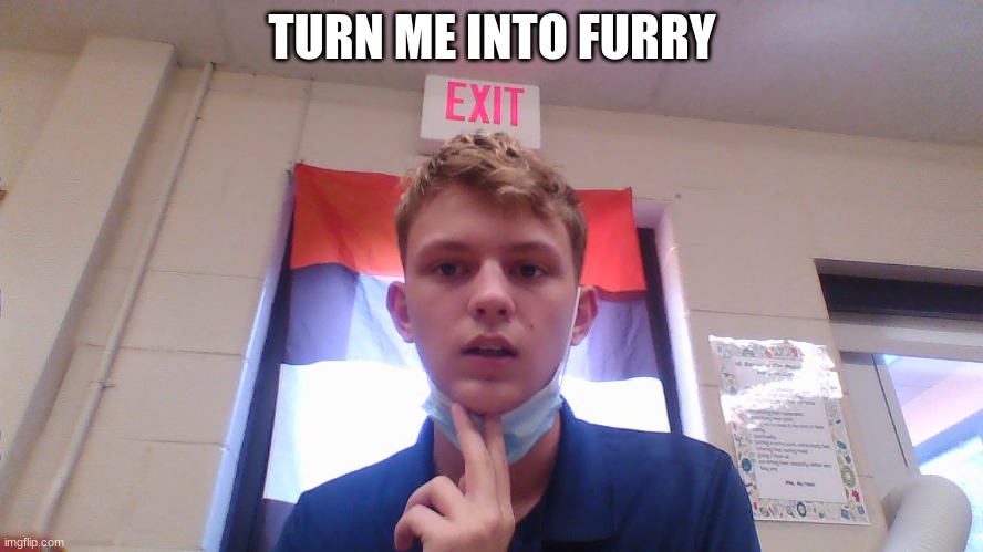 d | TURN ME INTO FURRY | image tagged in d | made w/ Imgflip meme maker