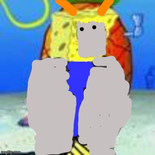 Spongebob Drip as Tricky (10 Followers Special) | image tagged in spongebob drip,madness combat,spongebob,tricky,drawing | made w/ Imgflip meme maker