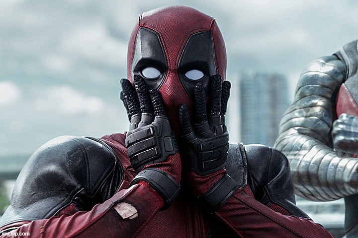 Deadpool Oh No! | image tagged in deadpool oh no | made w/ Imgflip meme maker