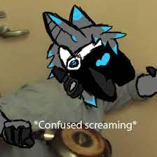 High Quality protogen confused screaming Blank Meme Template