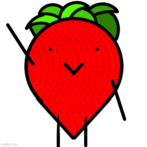 Strawberry says hello (pc - no mouse challenge) | image tagged in ayo sussy,no mouse challenge,r | made w/ Imgflip meme maker