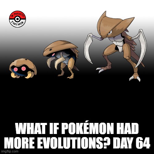 Check the tags Pokemon more evolutions for each new one. |  WHAT IF POKÉMON HAD MORE EVOLUTIONS? DAY 64 | image tagged in memes,blank transparent square,pokemon more evolutions,kabuto,pokemon,why are you reading this | made w/ Imgflip meme maker