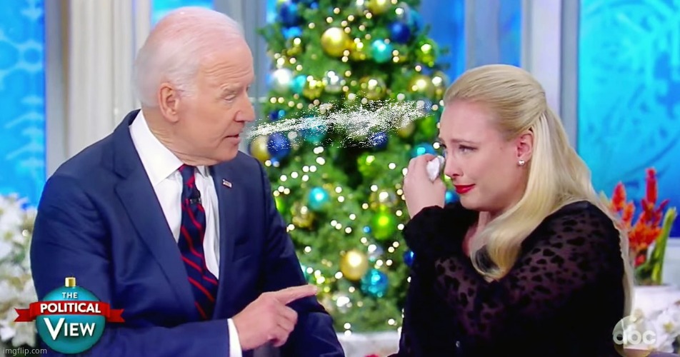 Shes crying because she forgot her umbrella | image tagged in memes,funny memes,creepy joe biden,the view,spit,political meme | made w/ Imgflip meme maker