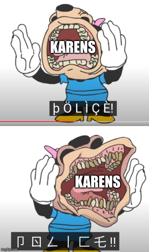 POLICE!!!! | KARENS; KARENS | made w/ Imgflip meme maker