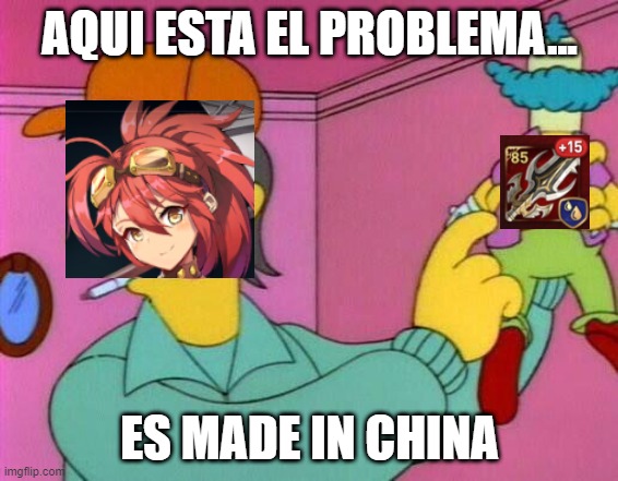 xq no se reforja?? | AQUI ESTA EL PROBLEMA... ES MADE IN CHINA | image tagged in epic seven | made w/ Imgflip meme maker