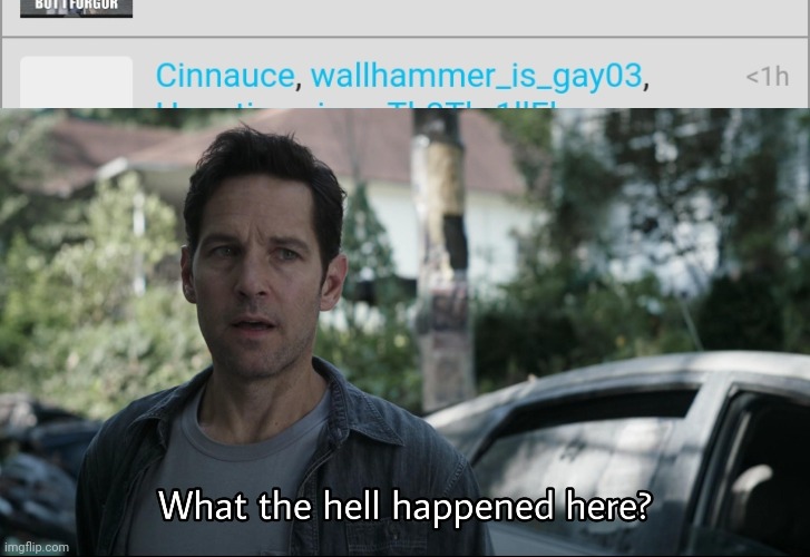 image tagged in what the hell happened here | made w/ Imgflip meme maker