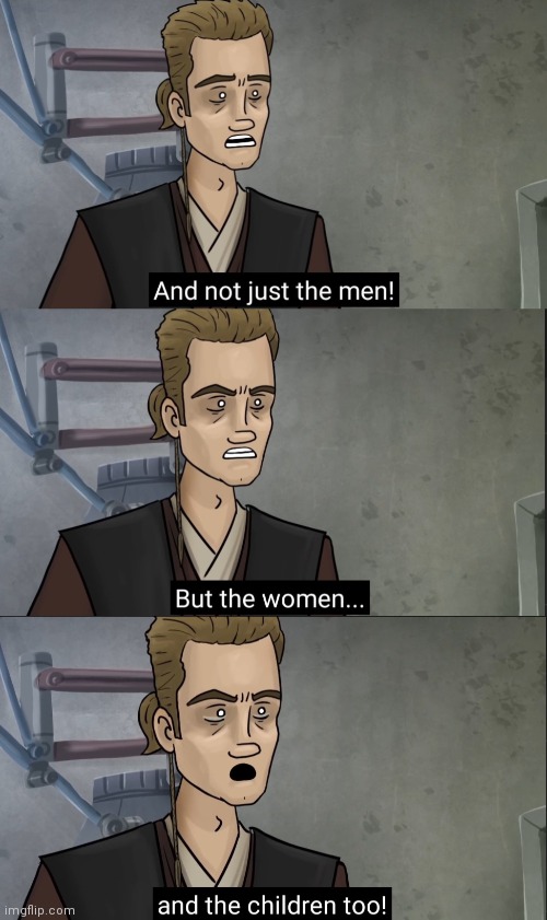 High Quality And not just the men HISHE version Blank Meme Template