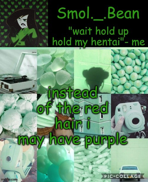 Hold my hentai | instead of the red hair i may have purple | image tagged in hold my hentai | made w/ Imgflip meme maker