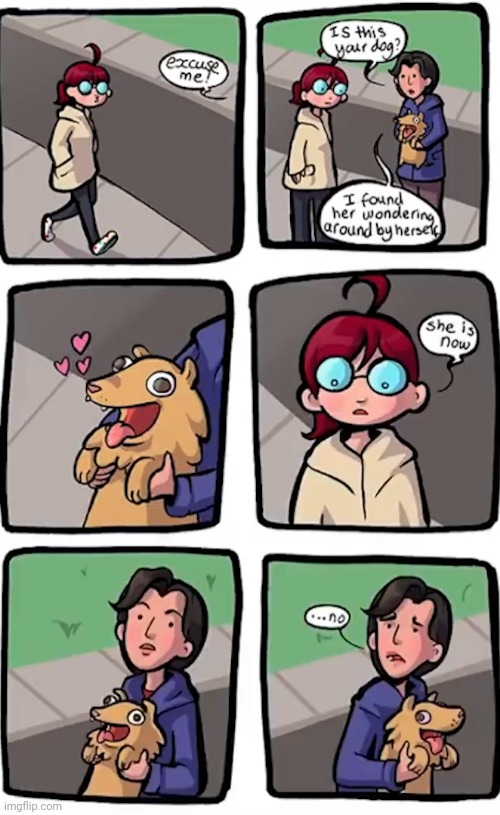 Everytime I see a cute dog | image tagged in comics | made w/ Imgflip meme maker