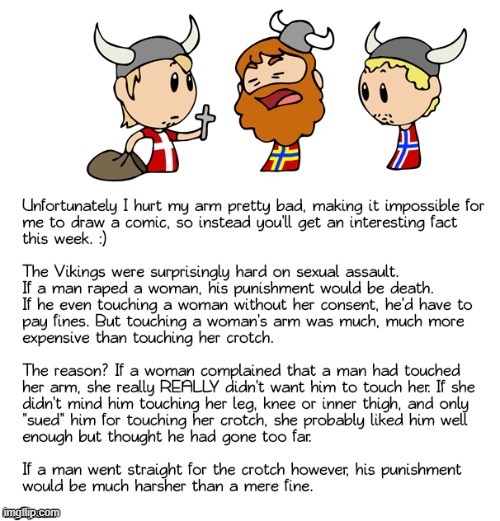 Mod Note: I’m glad the Vikings knew about consent | made w/ Imgflip meme maker