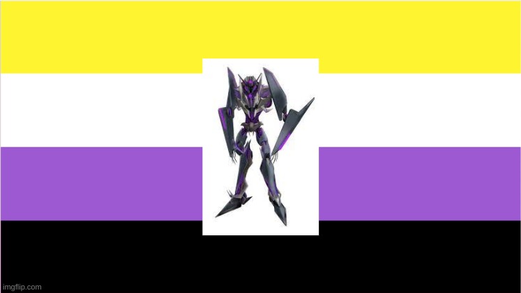 pfp #5! | image tagged in lgbtq,transformers,non binary | made w/ Imgflip meme maker